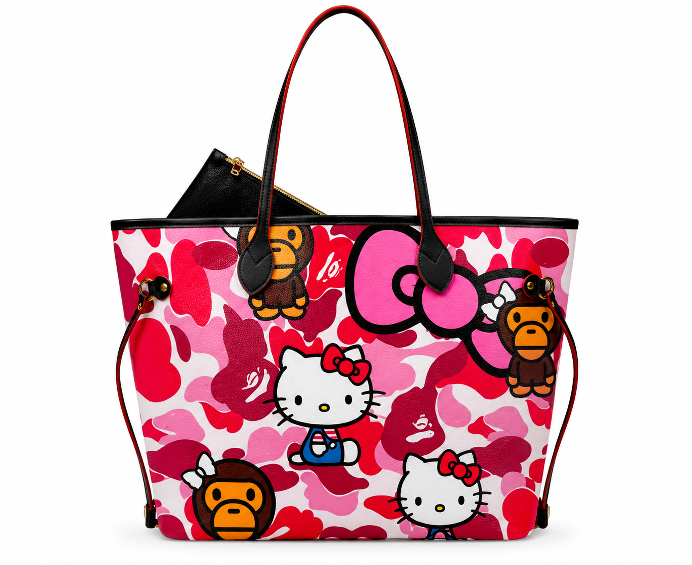 Preorder Hello kitty x bape tote
