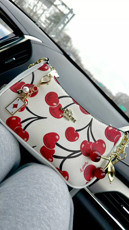 Cherry shoulder bag