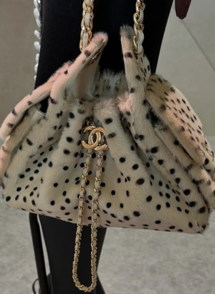 Cheetah Bucket Bag