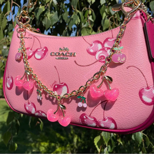 Pink Cherry Shoulder Bag