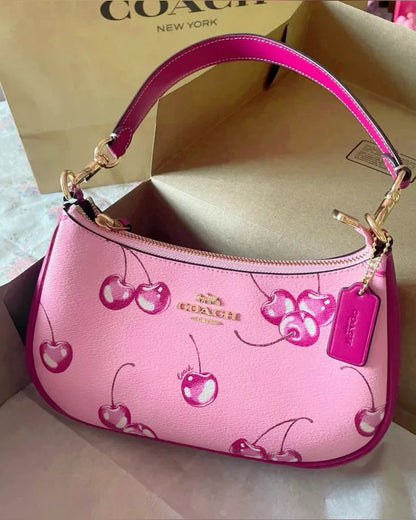 Pink Cherry Shoulder Bag